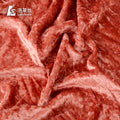 Woven Fabric No Stretch 140 cm Width Polyester Ice Crushed Velvet Upholstery Fabric for Sofa