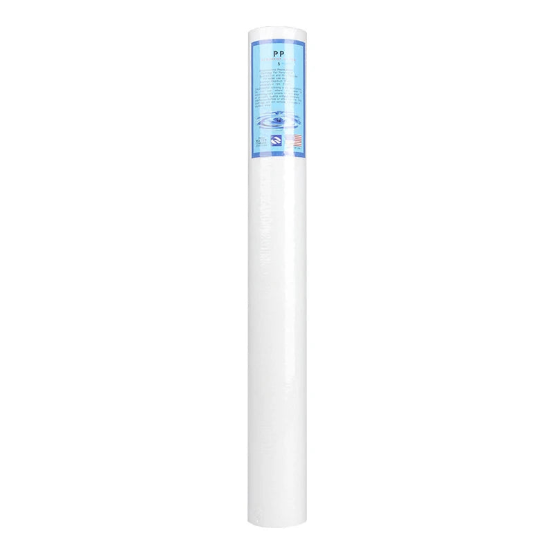Yenvqee 20 Inch 5 Micron 1 Micron Universal Melt Blown PP Sediment Filter Element Electric Portable Household Pure Water Filter