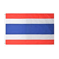 Wholesale 100% Polyester Hot Selling Stock Outdoor Flying TH Thai Thailand Flag EN-71 Certified Square Shape Digital Printing