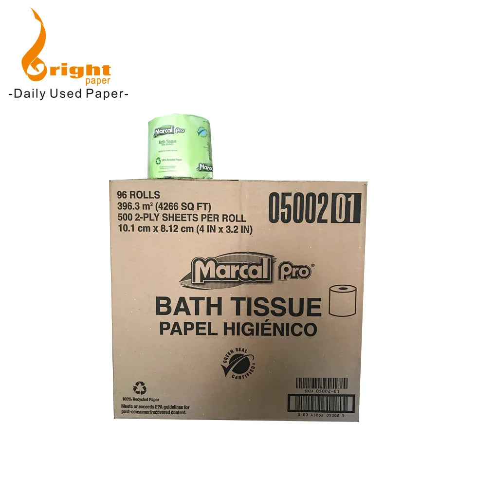 MAAZA 100% Ultra Soft 2 Ply Dissolved Eco-Friendly ISO Certified Bathroom Toilet Paper