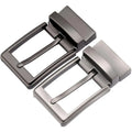 Brushed 3.5CM Rotating Zinc Alloy Metal Reversible Belt Replacement Pin Buckle
