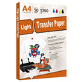Laser Heat Transfer Paper for Light Dark Cotton Fabric
