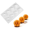 Food Grade 8 Cavity Flower Non-Stick Silicon Cake Mold for Mousse French Bread Making Tool Candle Muffin Jelly Ice Tube Tray