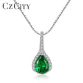 CZCITY Luxury Designer Pendant &Charms 925 Sterling Silver Cute Trending Chain Decorative Necklace