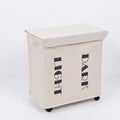 Bedroom Aluminum Frame Foldable Durable Dirty Clothes Laundry Hamper Basket Laundry Bag
