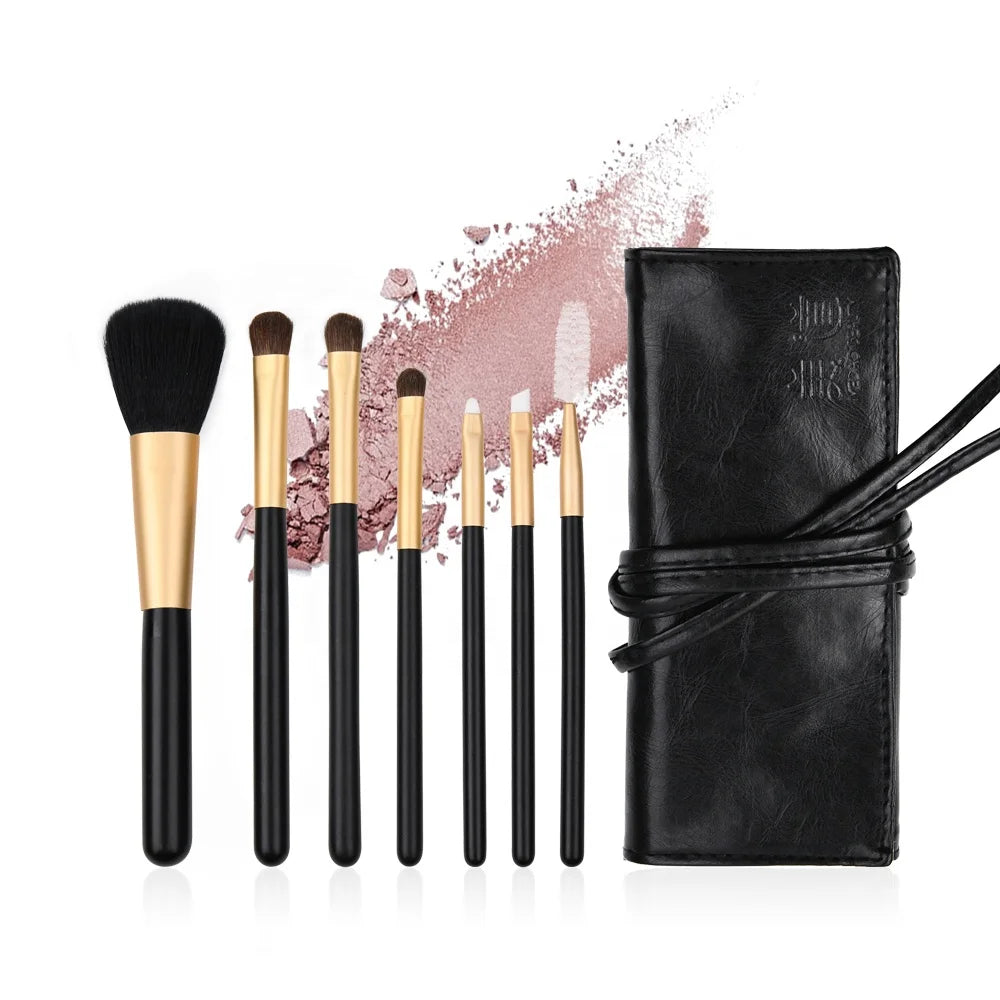 High Quality Synthetic Hair Eco-friendly Makeup Brush Set for Eye Brow Concealer & Contour Includes Mascara & Blusher Tools
