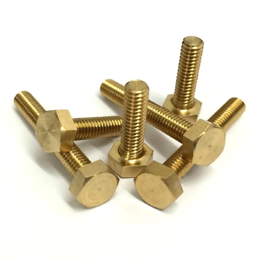 DIN 933 DIN 931 M3 M4 M6 M8 M10 Plain Finish Steel/Brass Hex Head Bolt