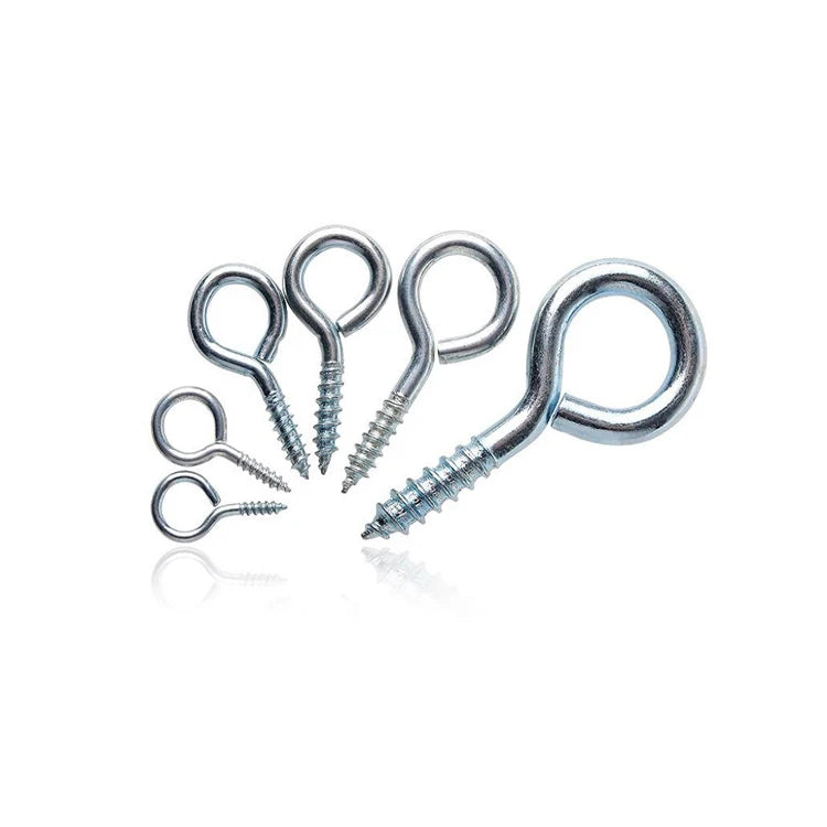Self Tapping Carbon Steel Wood Screw Mini Hook Eye Screw