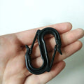 Black Plastic Snap Hook Double S Hooks Shade Cloth Clips UV Resistant S Hooks for Plastic Cherry Cover