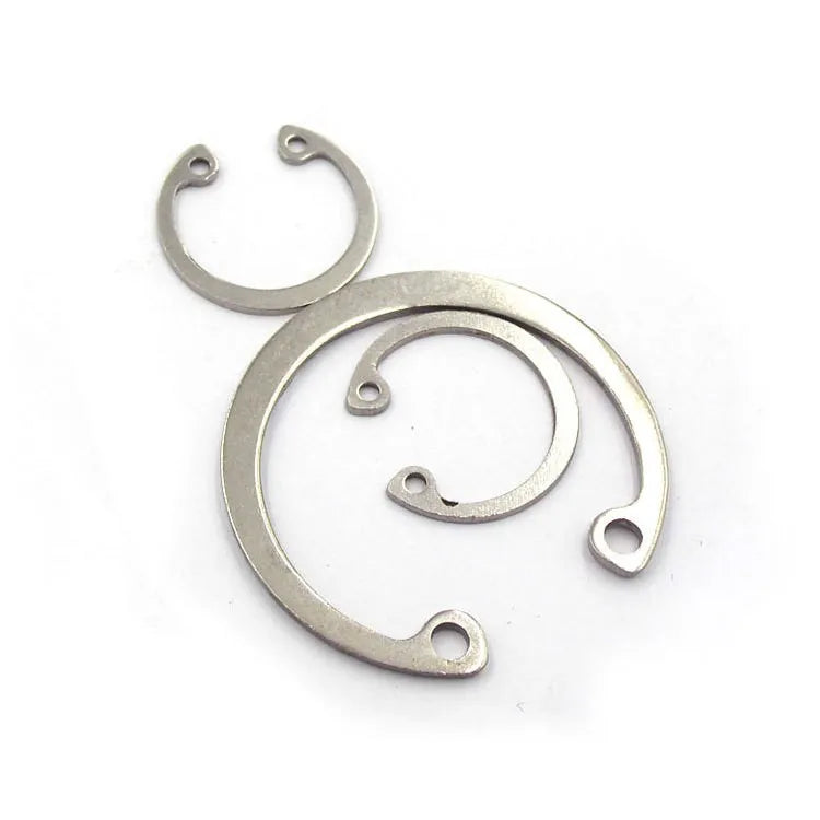 M8-M100 Stainless Steel 304 316 DIN Standard Zinc Finish Retaining Jump Ring Internal Circlips for Hole Bore