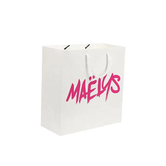 Small pink Private Label  Lipgloss Perfume Paper Packing Bag