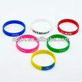 Promotional Waterproof Silicone Wristbands with Custom Logo for Business Gifts