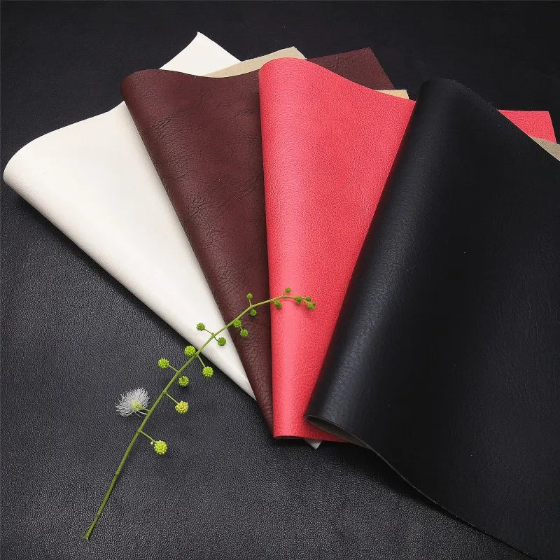 Manufacture Stock Designer Faux Leather Upholstery Waterproof PU Microfiber Stretch for Car Seats Sofas Furniture Shoes Bags