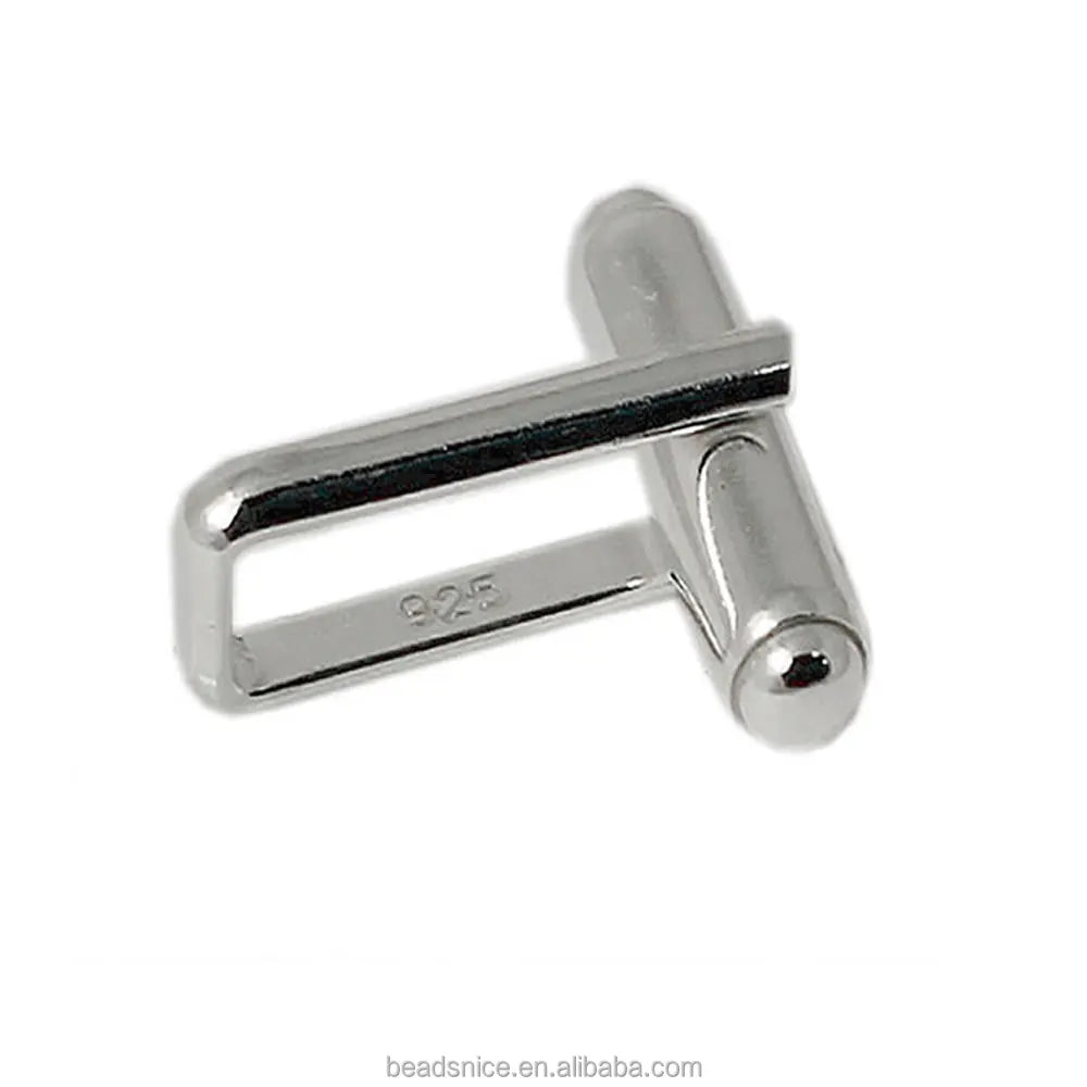 925 Sterling Silver Mens Cufflinks Personalized Wedding Cufflinks Backs 18X17mm Perfect Gift for Him Sold by PC ID28330