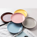 High Quality Porcelain Dinnerware Plates Small Round Dessert/fruit Dishes 8/10.5 Inch Eco Friendly Colored Ceramic Plate