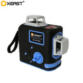 XEAST XE-68R Pro 3D 12-Lines 360 Horizontal Vertical Self-Leveling Rotary Laser System Kit Industrial DIY Construction Laser