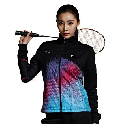 Butiky S-Mai 2019 New Table Tennis Badminton Wear Autumn and Winter Sports Show Clothes Long Sleeve Lovers Badminton Jacket