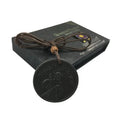 Divine Mercy Jesus Design Quantum Energy Pendant Gift Black Lava 20 round Lava Stone for Children