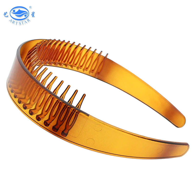 Wide Comb Plastic Decorative  Headband Flowers for Headbands