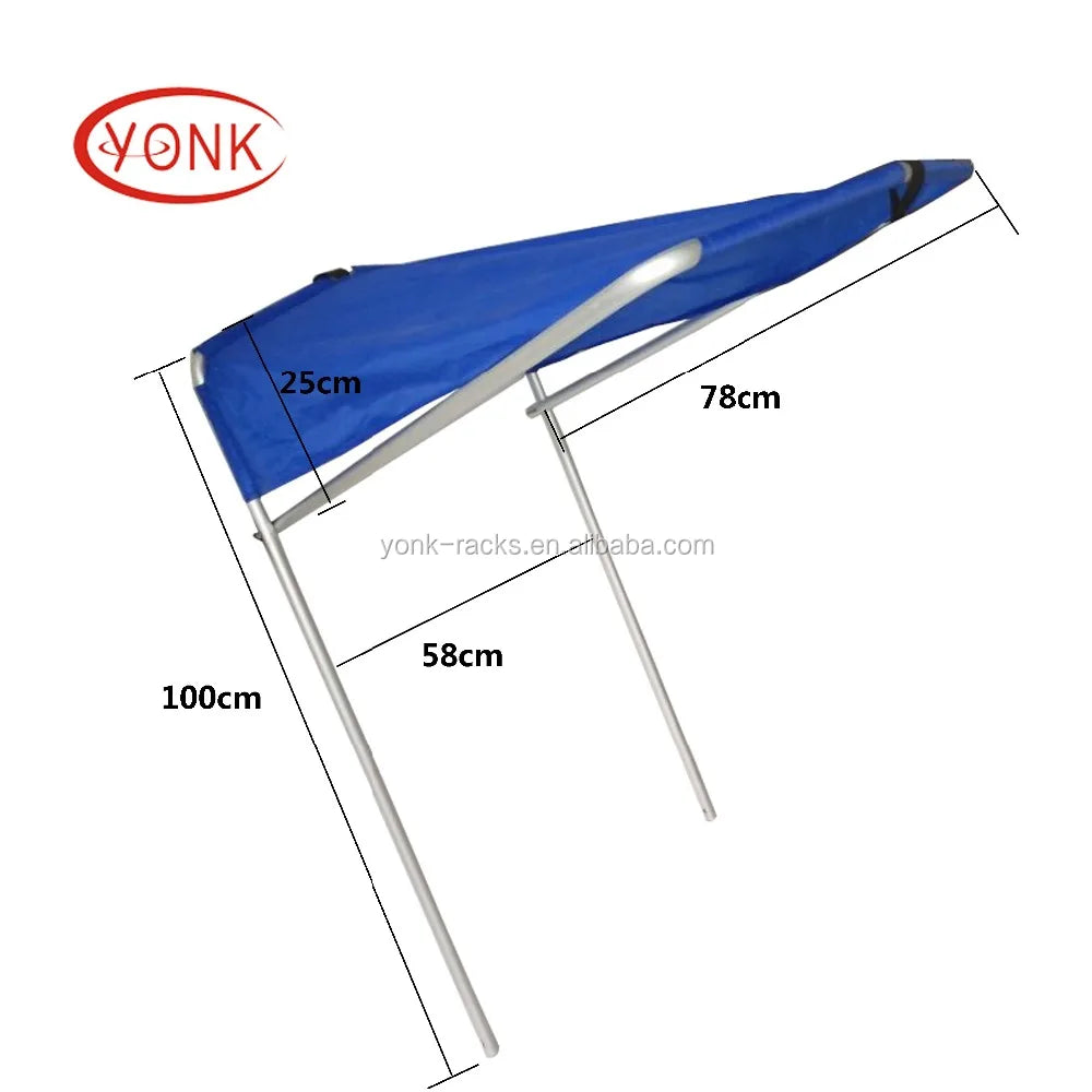Yonk Anodizing Aluminum Marine Boat Chair Canopy-Anti-UV Waterproof Foldable Portable Lightweight Easy Install
