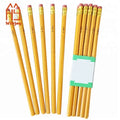 Office Stationery Yellow Hexagonal Mongol Pencil HB Lead Hardness With Red Eraser Bulk Packing Wholesale Cheap Wooden Pencils