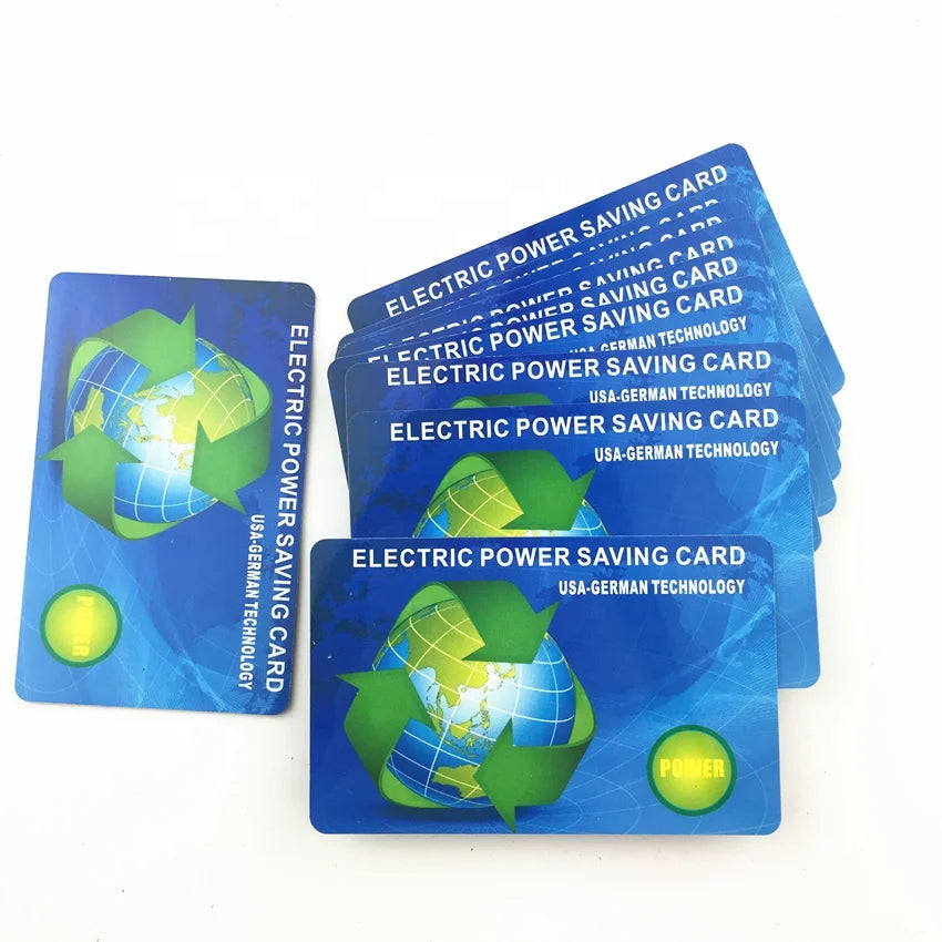 Terahertz Chip Inside Negative Ions Anti Radiation Electricity Scalar Bio Quantum Energy Saver Card