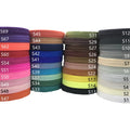 100 Yard 5/8" Plain Colors Fold Over Elastic Ribbon Wholesale Solid FOE Elastic Tape for DIY Elastic Hair Tie Hair Accessories