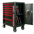 Rolling Tool Box Cabinet 7 Drawer Portable Storage Chest Tools Organizer With Wheels Ball Bearing Locking and Sliding Drawers