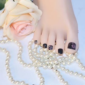 Latest Design Toenail Polish Sticker Wraps for Toe Designs Nail Patch Pedicure Nail Art Decoration