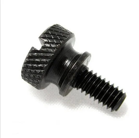 Custom Made Big Slotted Head Knurled Captive Thumb Screw Oval Style with Metric Measurement System