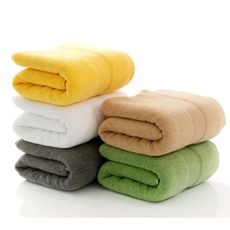 China Factory Wholesale 35x75cm Pure Color Luxury Soft Cotton Face Towel Thick 100% Softness Spa Home Hand Use High Water