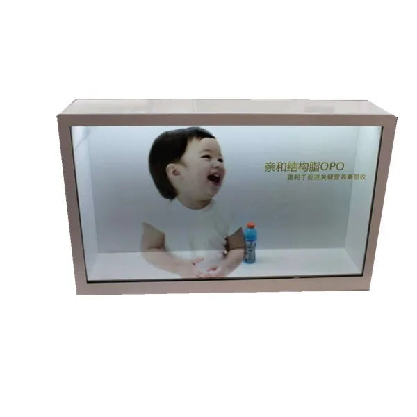 Digital Signage and Displays Multitouch Lcd See Through Transparent Display Box