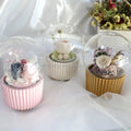 Valentines Mothers Day Gifts  Preserved Flower Valentine Wholesale Musical Crystal Ball Snow Globe Custom Music Boxes