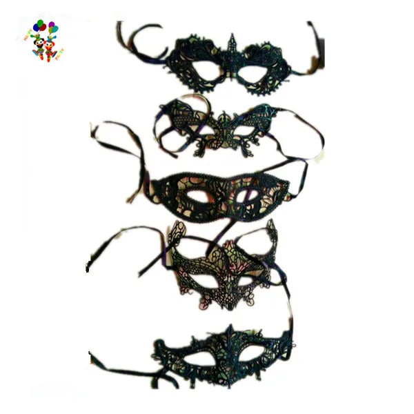 Cheap Masquerade Ball Fancy Dress Sexy Black Lace Masks HPC-3506