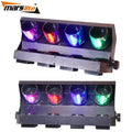 Guangzhou Produced 2018 RGBW 4 in 1 Entertainment Centers LED Quad Barrel Mirrors Zipper Roller Beam Scanner Light