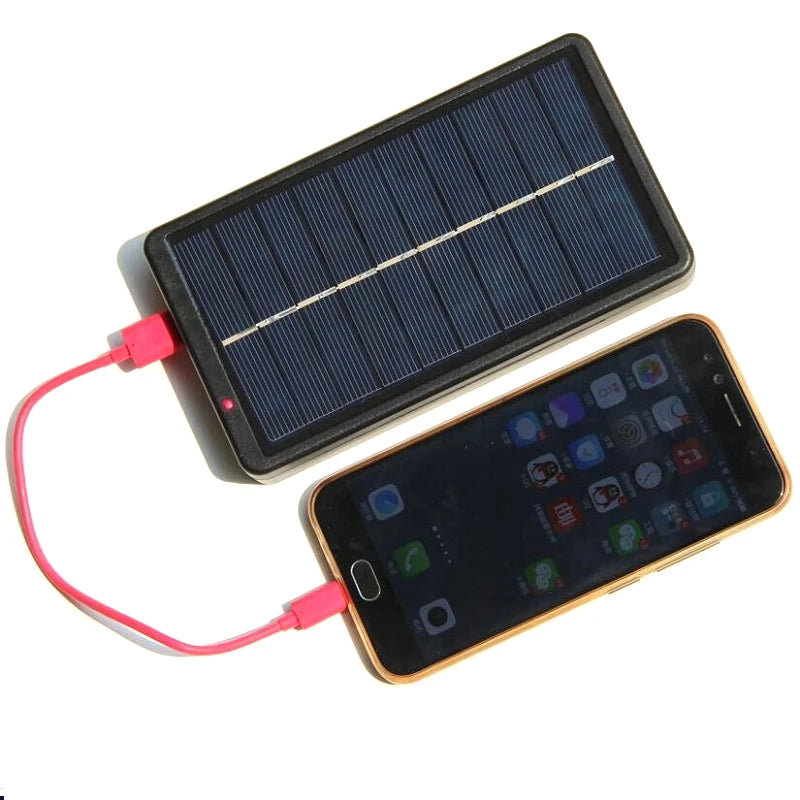 BUHESHUI Portable Solar Charger New 2W 5V with Patent Design for 18650 Mobile Phones/Batteries for Charging on the Go