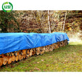 12x26ft 4x8m Pe Terpal Blue Orange Color Pe Waterproof Laminated Tent Tarpaulin