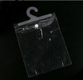 Custom clear PVC Plastic Garment Bag With Hook Hanger