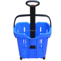 RH-BPR55-1 500*410*475mm  55L  Pulling Handle Trolley Basket  Big Size Shopping Baskets for Sale