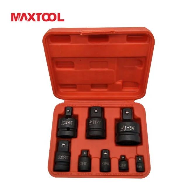8pcs Hand Tools Impact Socket Adaptor Set with Case CR-MO Steel 1 Year Warranty OEM Customizable