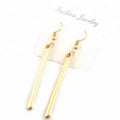 Fashion Lady Irregular Triangle Metal Pendant Earring Women Alloy Pole Drop Dangle Earring