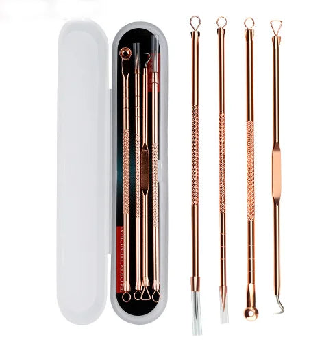 Facial Cleaning Acne Needle Set Blackhead Remover Kit With Plastic Box