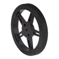 DIY Drive Small Robot Car 60*8mm FS90R Servo Wheel Metal Micro RC Helicopter Spare Parts Girls Boat Airplane Battery Receiver