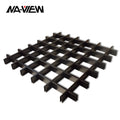 Foshan Manufacturer's Decorative Grille Ceiling Panel Perforated Aluminum Alloy Strip Tile Fireproof for Mall Application
