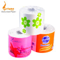 Standard Soft Eco-Friendly Toilet Tissue Roll with Beautiful Embossing for Canada Market Organic