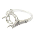 Beadsnice ID 27337 925 Sterling Setting Without Stones Wholesale Jewelry Accessories Silver Ring
