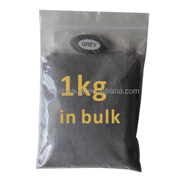 1kg Strong Hold Curly Hair Building Cotton Fiber for Beard & Mustache Refill in Bulk (Recycled Chemical)