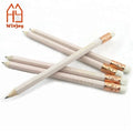 Promotional Short HB 2B Golf Pencils With Eraser OEM Logo Printed Wood Hexagonal Pencil for School Hotel Openning