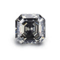 Ali Baba Hot Sale 7x7mm 2ct Carat Asscher Cut Grey Colorful Loose Moissanite for Jewelry