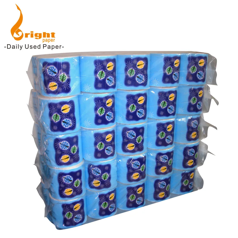 Factory Direct Sale Wholesale Paper Tissue 3 Ply Soft Raw Toilet Paper MegaBDM